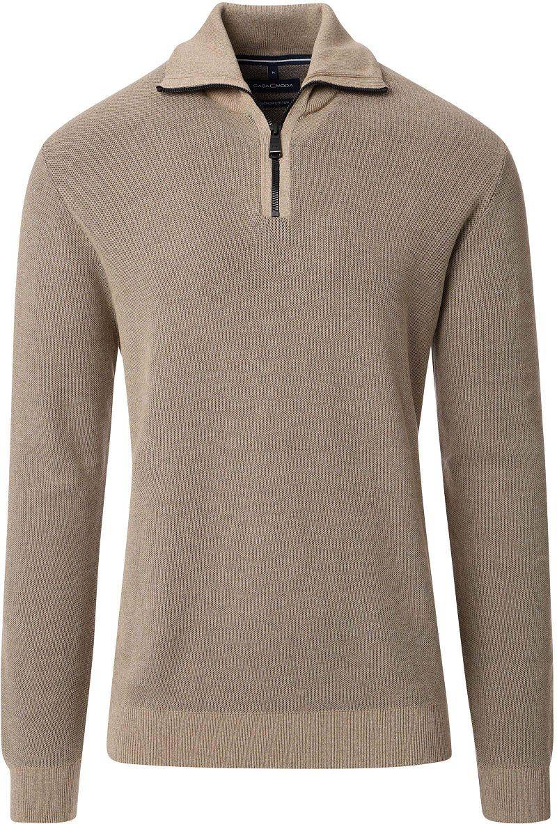 Casa Moda Halfzip Pullover Ecru - Größe XXL von Casa Moda