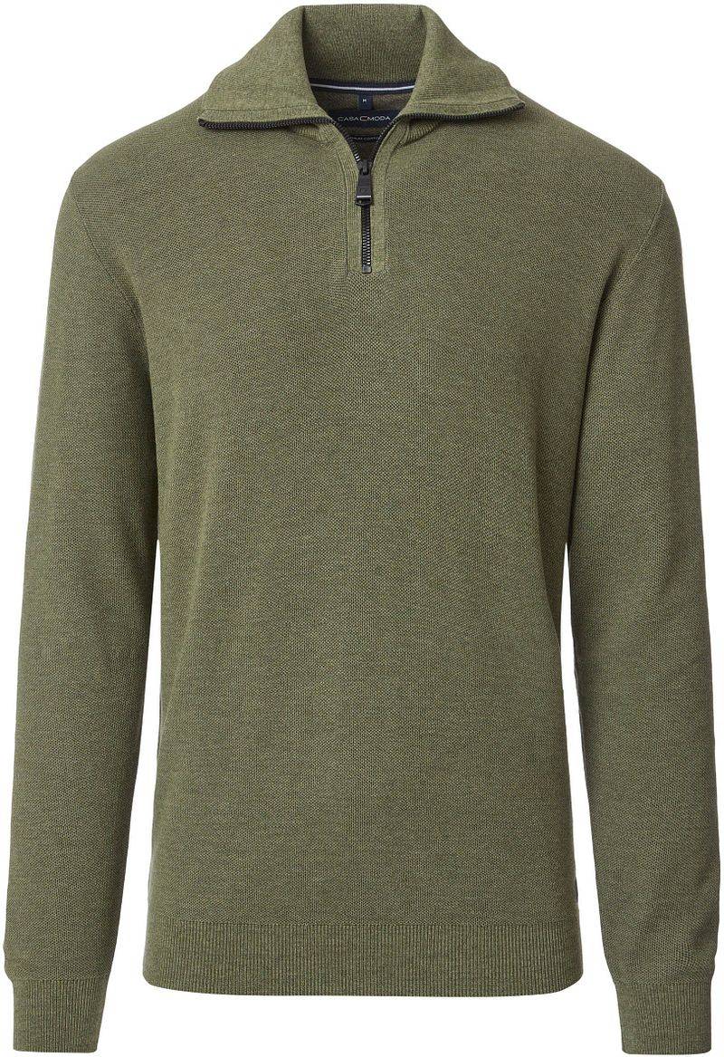 Casa Moda Halfzip Pullover Grün - Größe 3XL von Casa Moda
