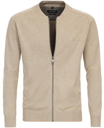 Casa Moda Herren Strickjacke Rundhals beige - 3XL von CASAMODA