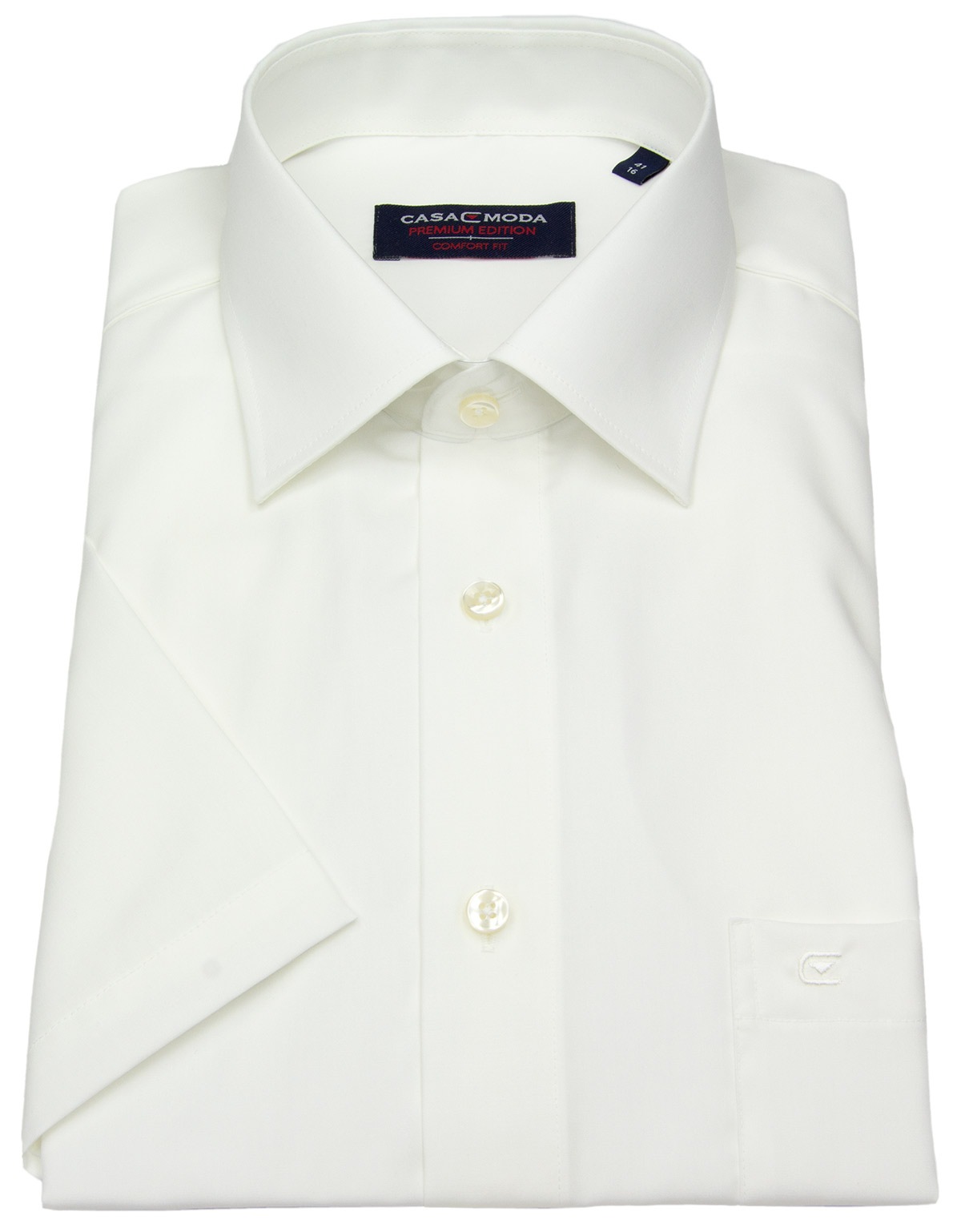 Casa Moda - Kurzarmhemd - Comfort Fit - hellbeige von Casa Moda