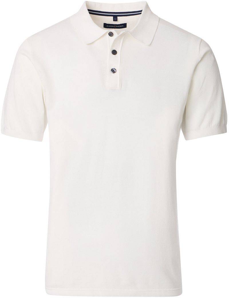 Casa Moda Polo Knitted Off White - Größe XXL von Casa Moda