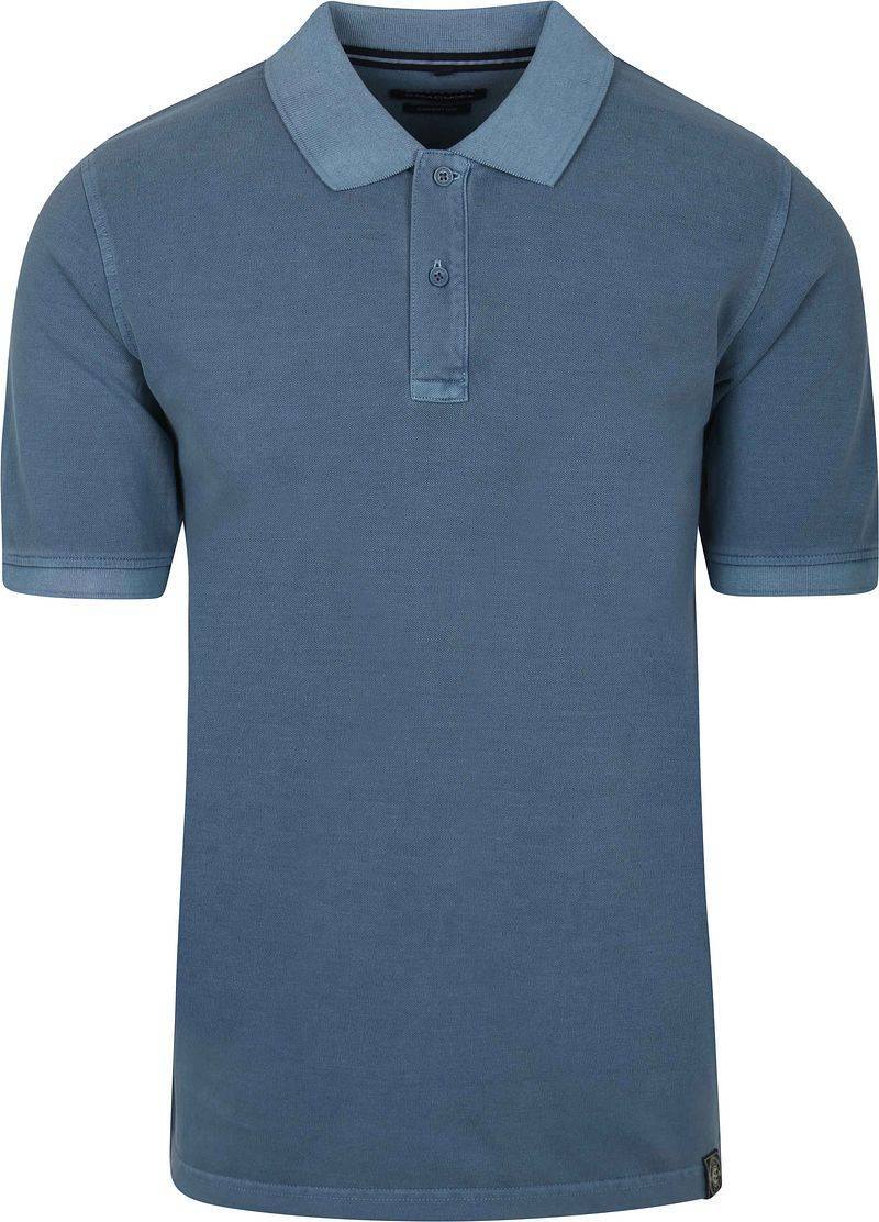 Casa Moda Polo Piqué Garment Dye Blau - Größe XXL von Casa Moda