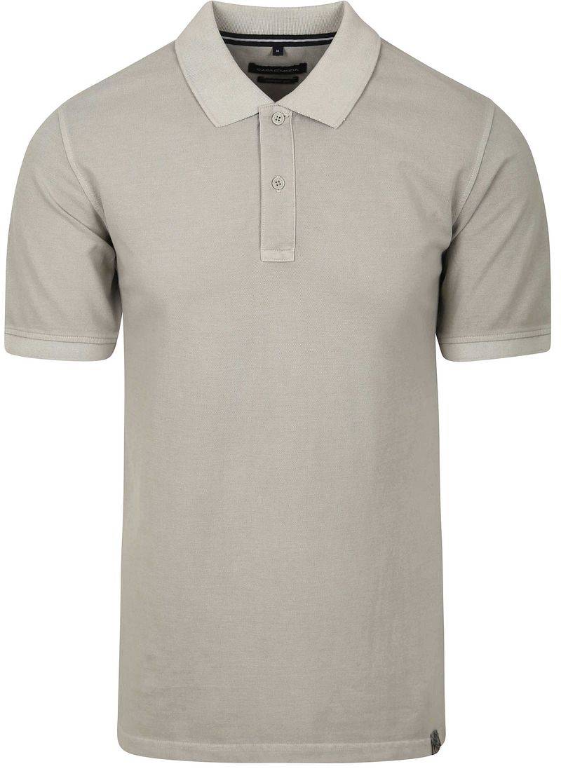 Casa Moda Polo Piqué Garment Dye Grau - Größe 4XL von Casa Moda
