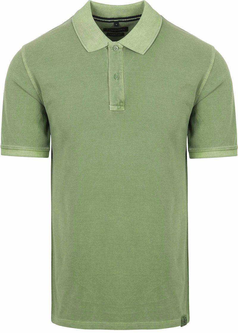 Casa Moda Polo Piqué Garment Dye Grün - Größe XL von Casa Moda