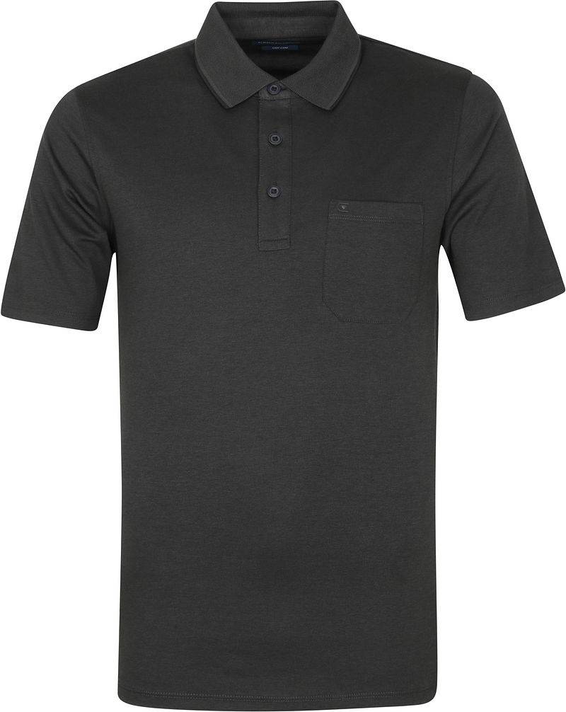 Casa Moda Poloshirt Anthrazit Melange - Größe M von Casa Moda