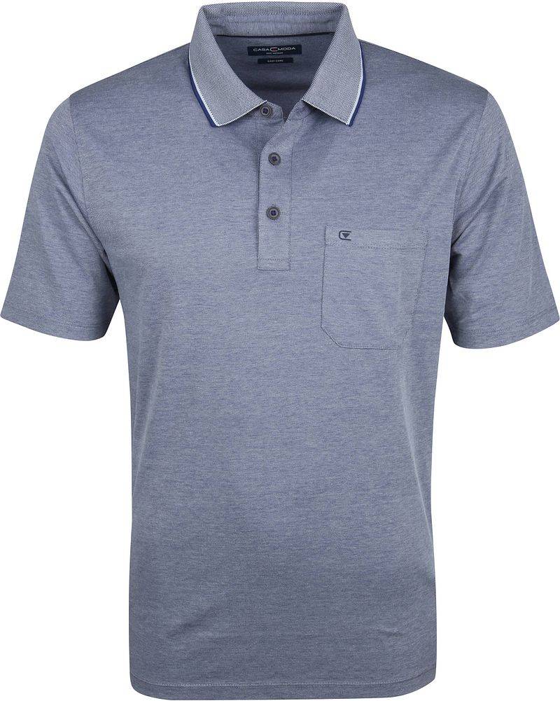 Casa Moda Poloshirt Dunkelblau Design - Größe M von Casa Moda