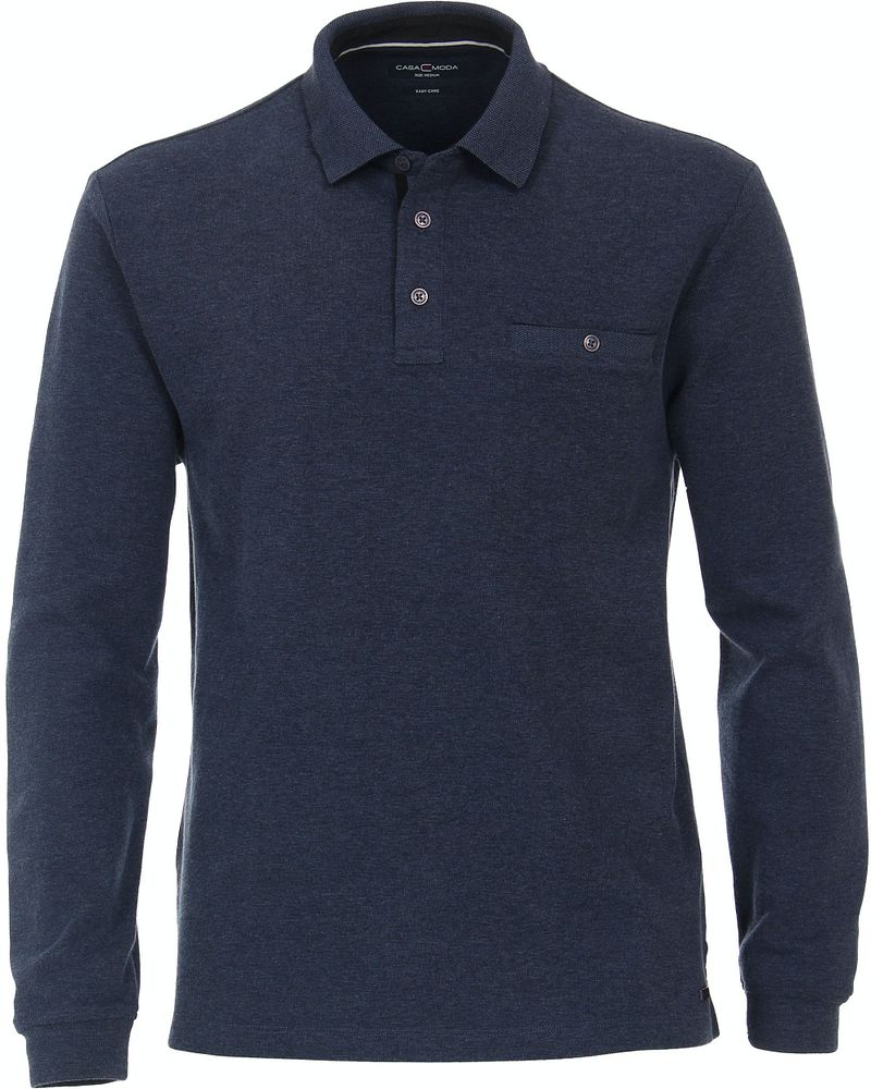 Casa Moda Poloshirt LS Dunkelblau - Größe 3XL von Casa Moda