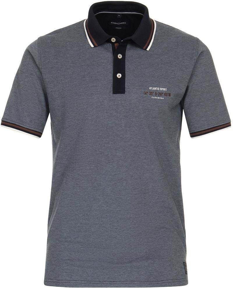 Casa Moda Poloshirt Logo Navy - Größe XXL von Casa Moda