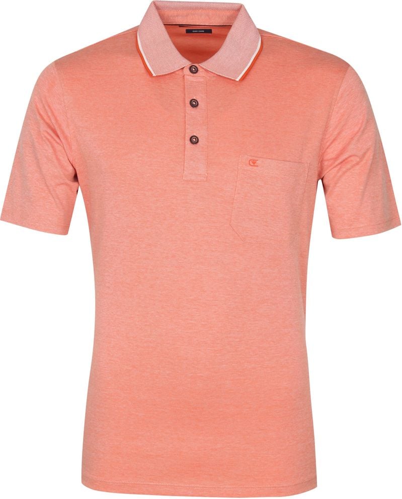 Casa Moda Poloshirt Orange Melange - Größe L von Casa Moda