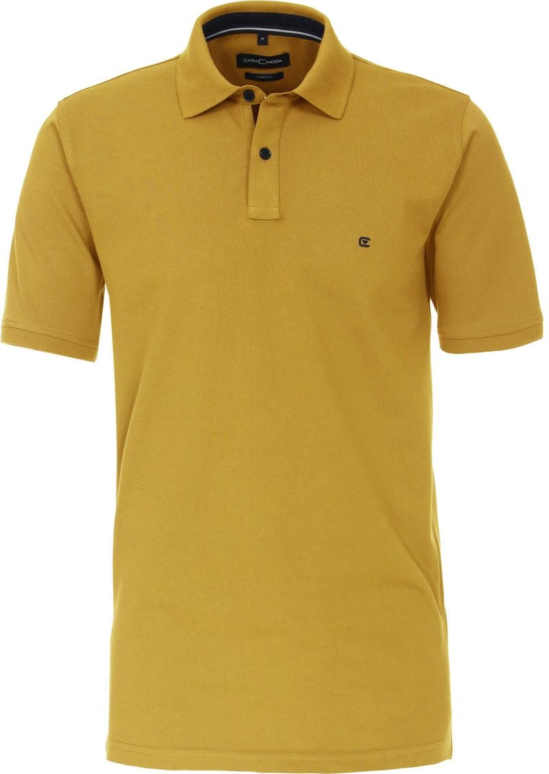 Casa Moda Poloshirt Stretch Gelb - Größe L von Casa Moda