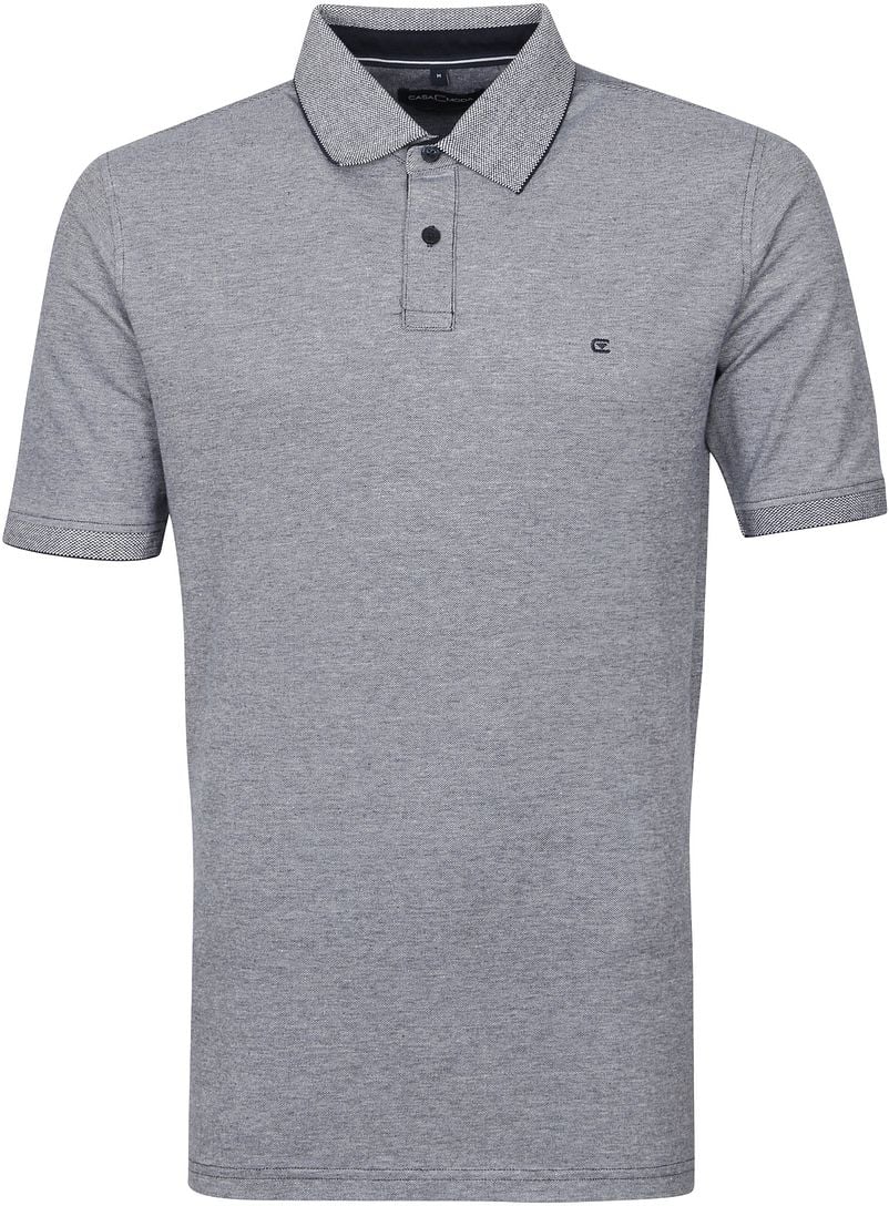 Casa Moda Poloshirt Stretch Melange Dunkelblau - Größe 3XL von Casa Moda