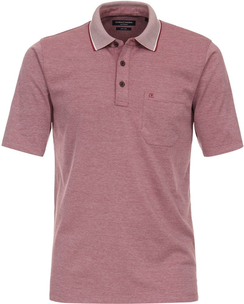 Casa Moda Poloshirt Stretch Melange Rosa - Größe 3XL von Casa Moda