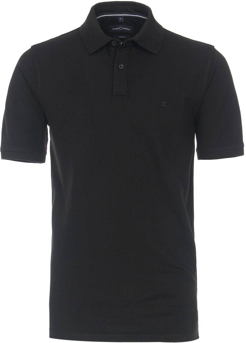 Casa Moda Poloshirt Stretch Schwarz - Größe M von Casa Moda