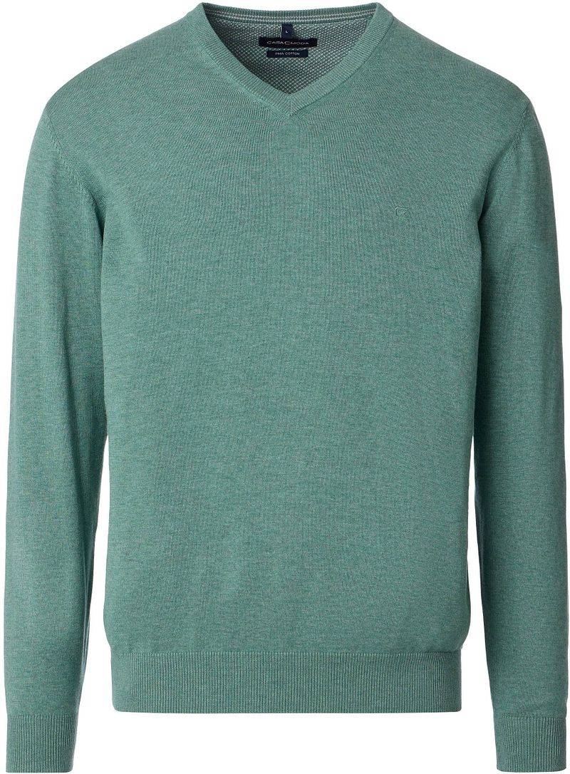 Casa Moda Pullover V-Ausschnitt Sea Green - Größe XL von Casa Moda