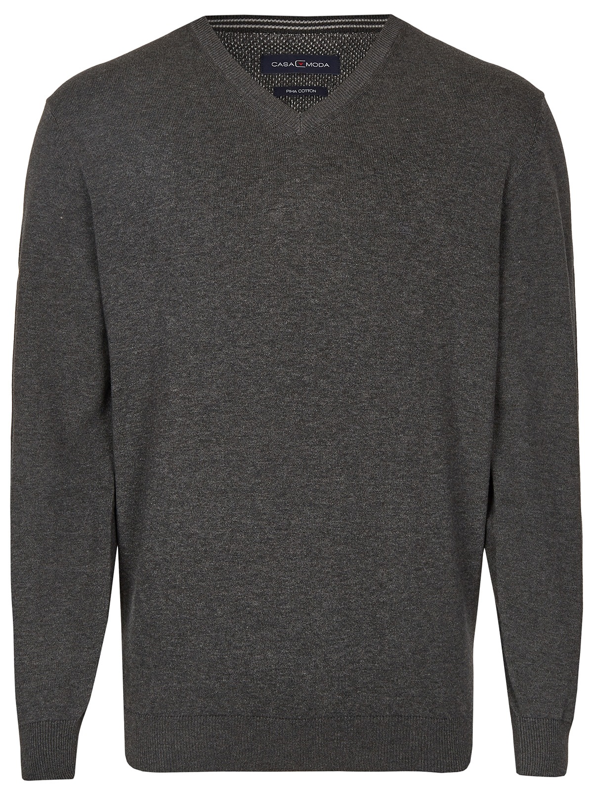 Casa Moda - Pullover - V-Ausschnitt - anthrazit von Casa Moda