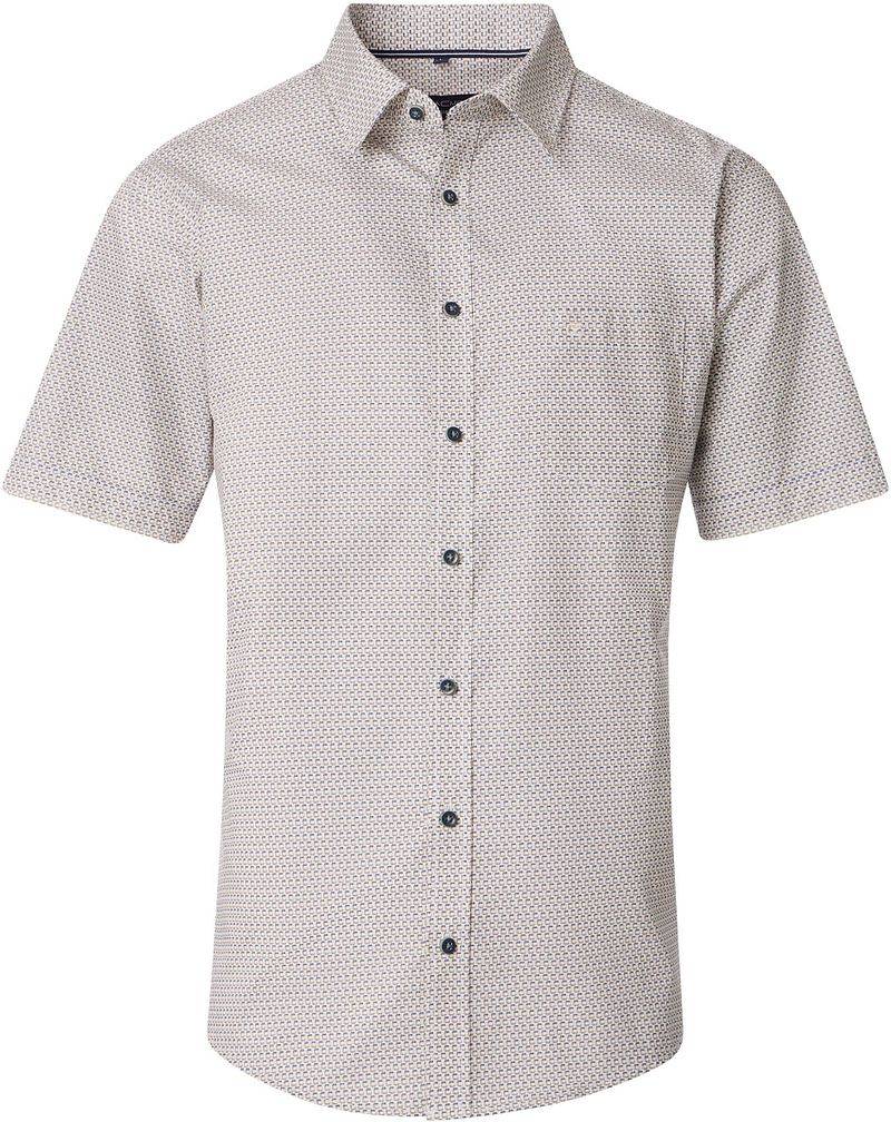 Casa Moda Short Sleeve Freizeithemd Druck Grün - Größe XXL von Casa Moda