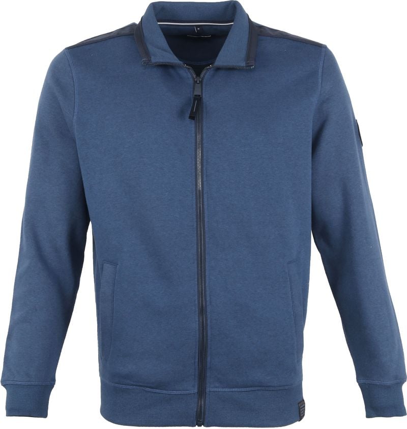 Casa Moda Sport Strickjacke Zip Blau - Größe XXL von Casa Moda