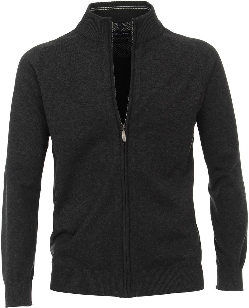 Casa Moda Strickjacke Zip Anthrazit - Größe XXL Casa Moda Strickjacke Zip Anthrazit - Größe XXL von Casa Moda
