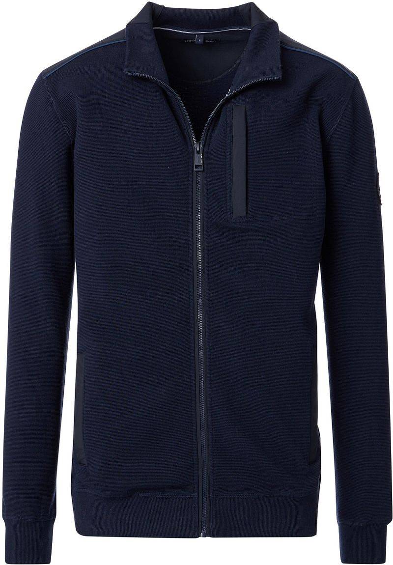 Casa Moda Strickjacke Zip Navy  - Größe 3XL von Casa Moda