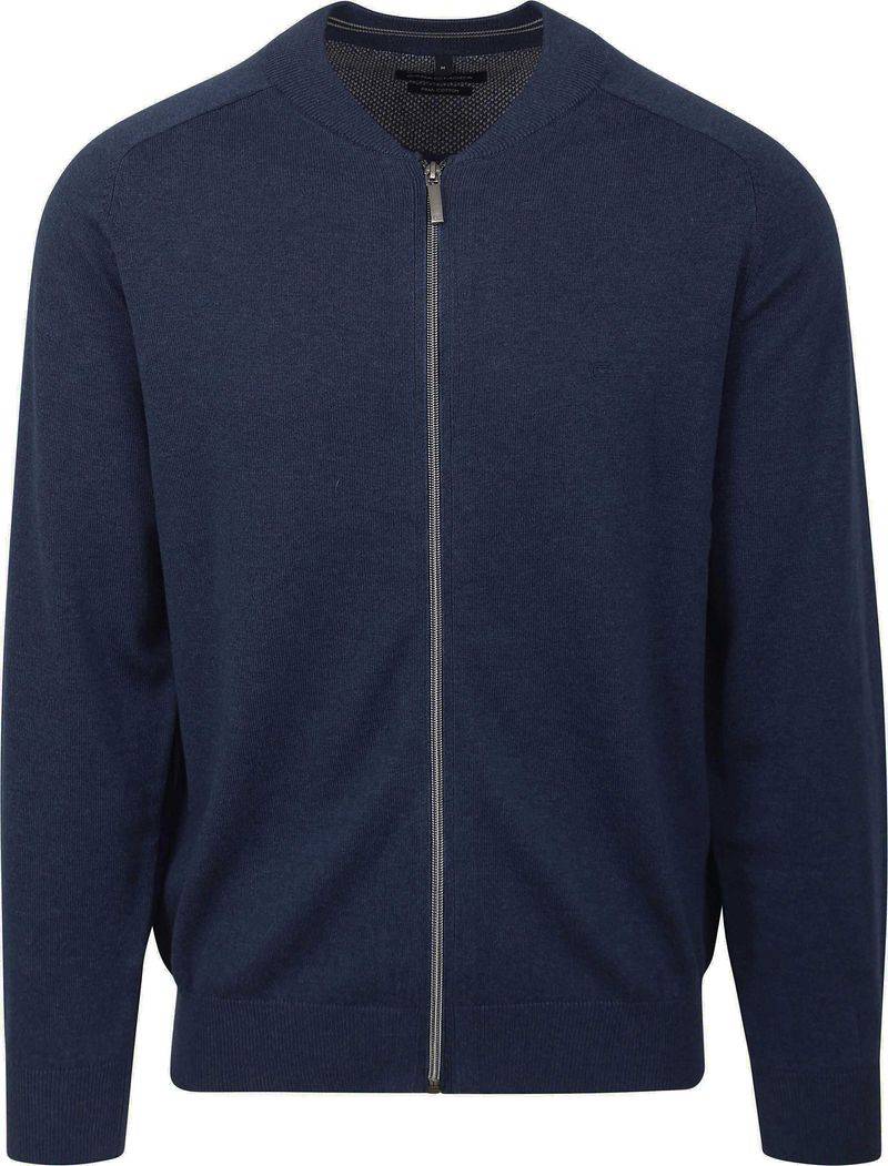 Casa Moda Strickjacke Zip Navy - Größe S von Casa Moda