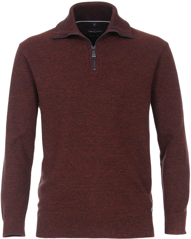 Casa Moda Zip Pullover Bordeaux - Größe 3XL von Casa Moda