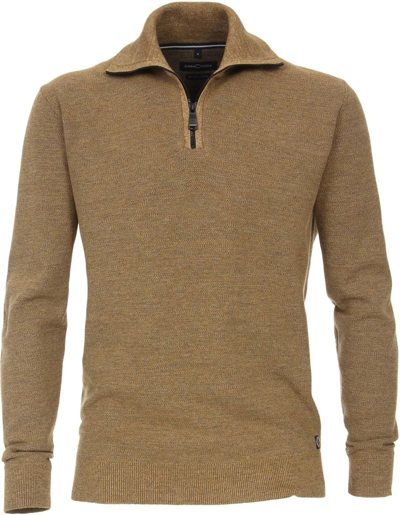 Casa Moda Zip Pullover Gelb - Größe 3XL von Casa Moda