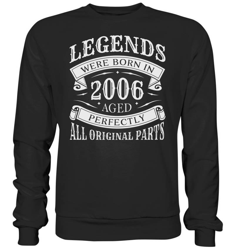 Sweatshirt Geschenk Zum 18. Geburtstag 18 Jahre Legends Were Born 2006 Geburtstagsgeschenk von CasaCorleone
