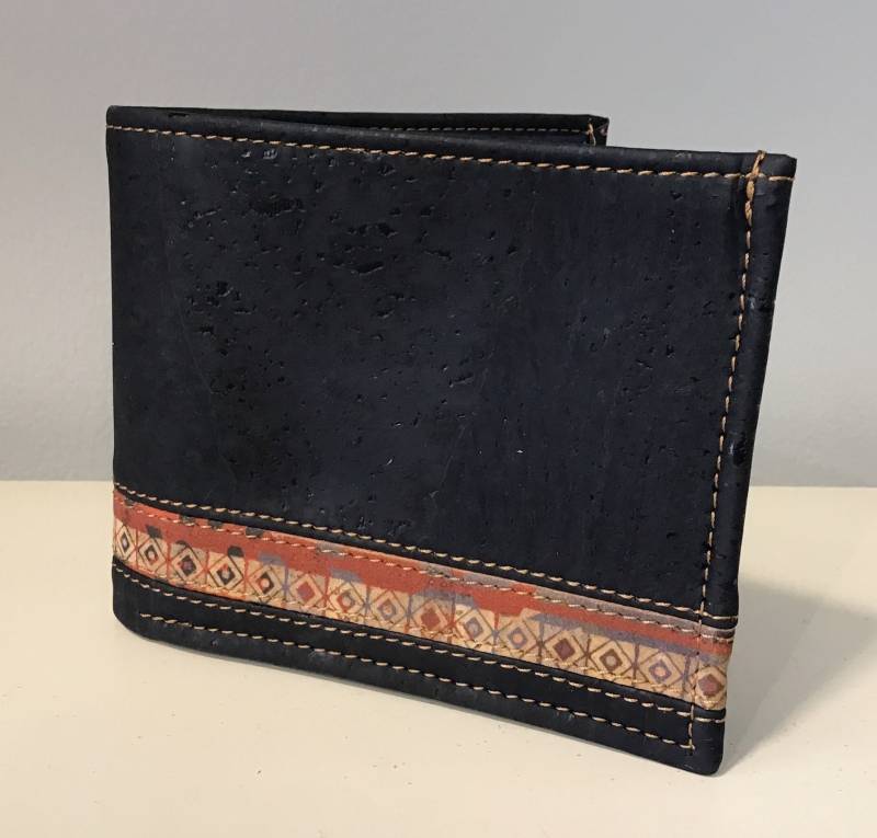 Kork Geldbörse - Blau Komplett Hohe Qualität Vegan Umweltfreundlich von CasaGineta