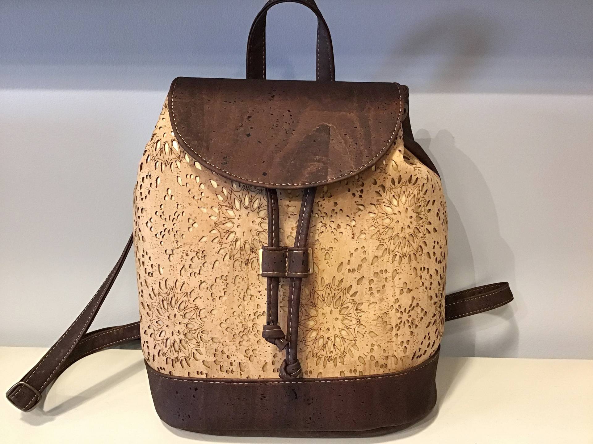 Korkrucksack, Braun Und Natürlich, Vegan, Umweltfreundlich, Ohne Tierversuche, Sac A Dos, Ruckzack von CasaGineta