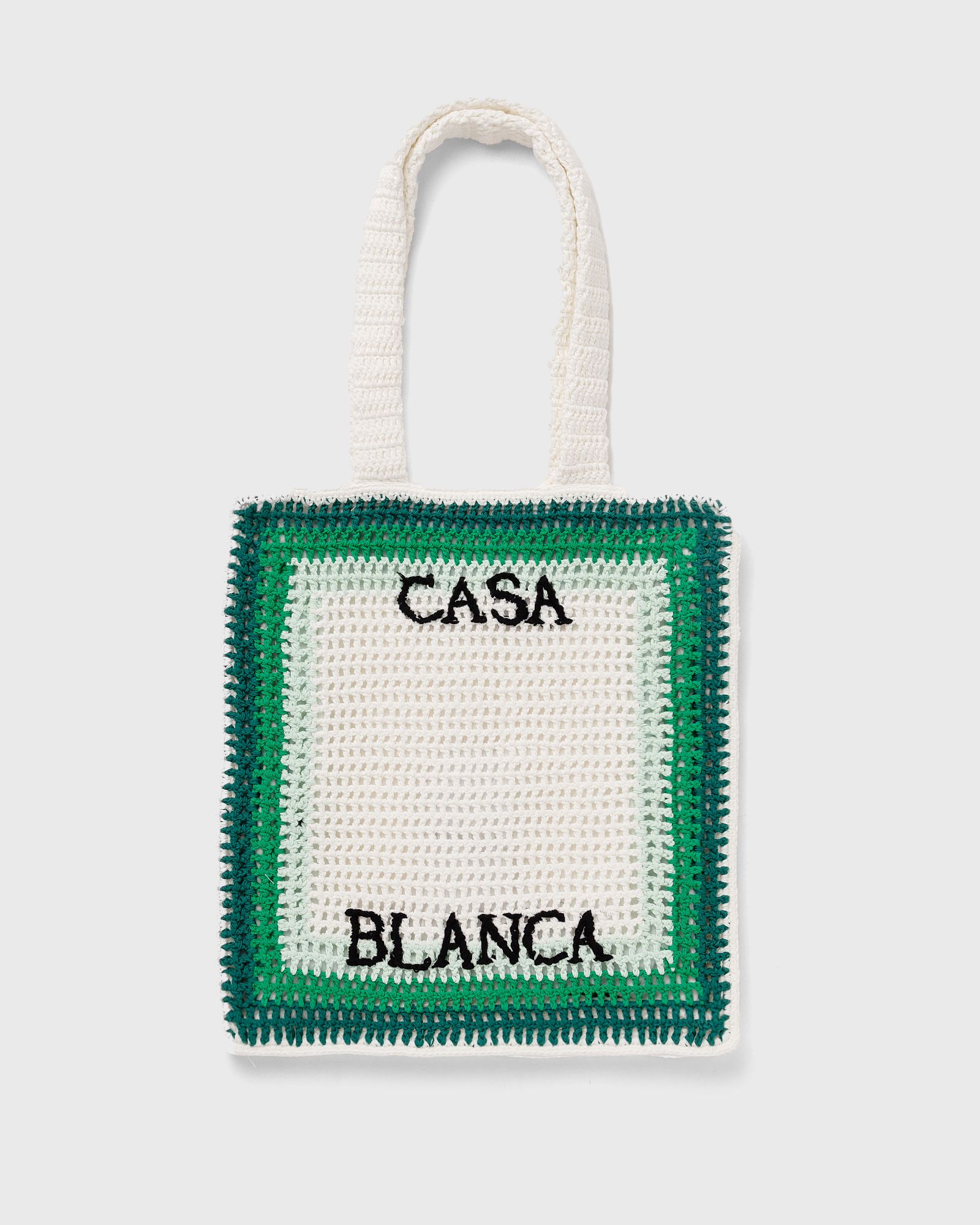 Casablanca COTTON CROCHET BAG men Messenger & Crossbody Bags green in Größe:ONE SIZE von Casablanca