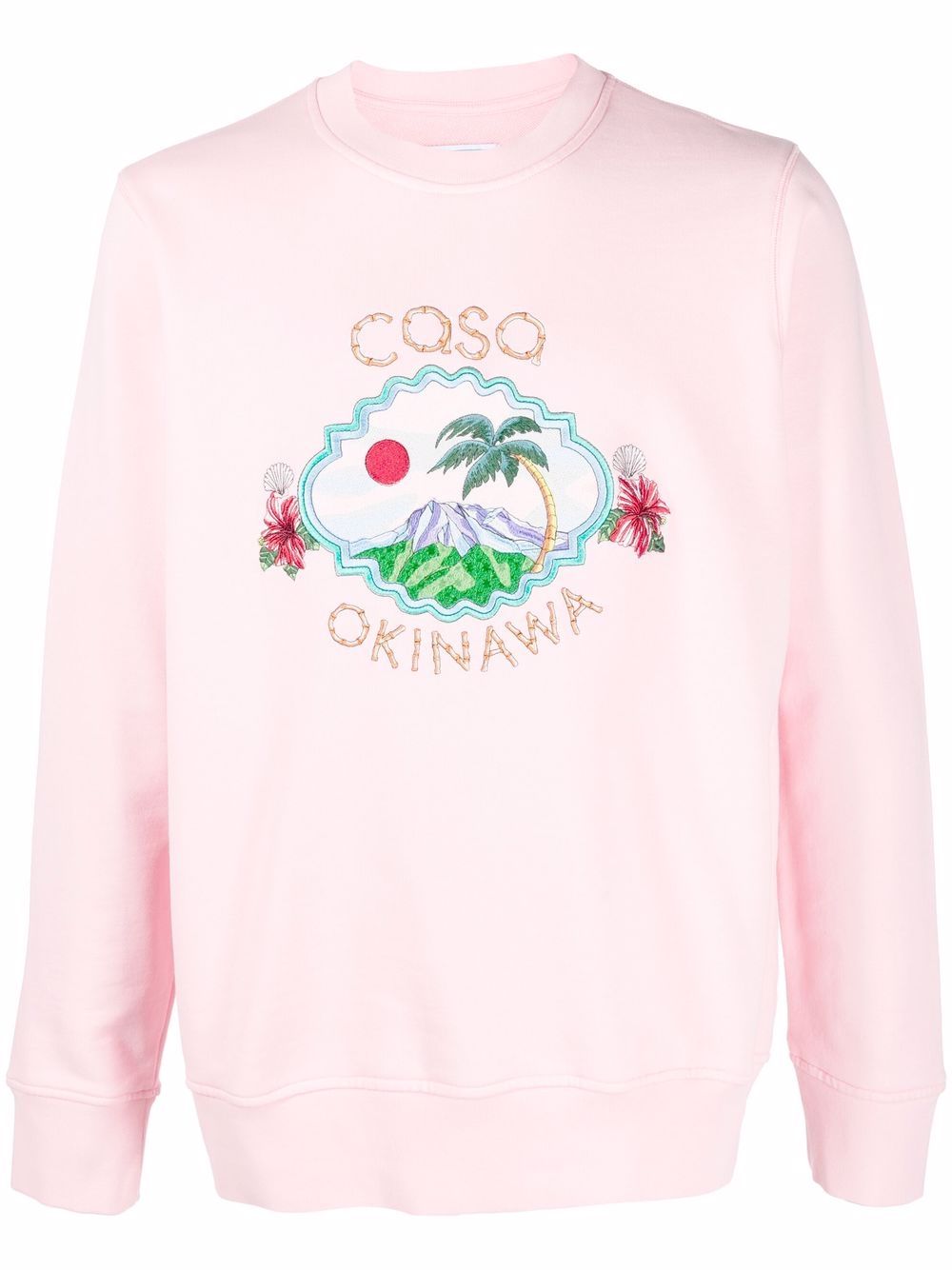 Casablanca Coso Okinawa Sweatshirt - Rosa von Casablanca