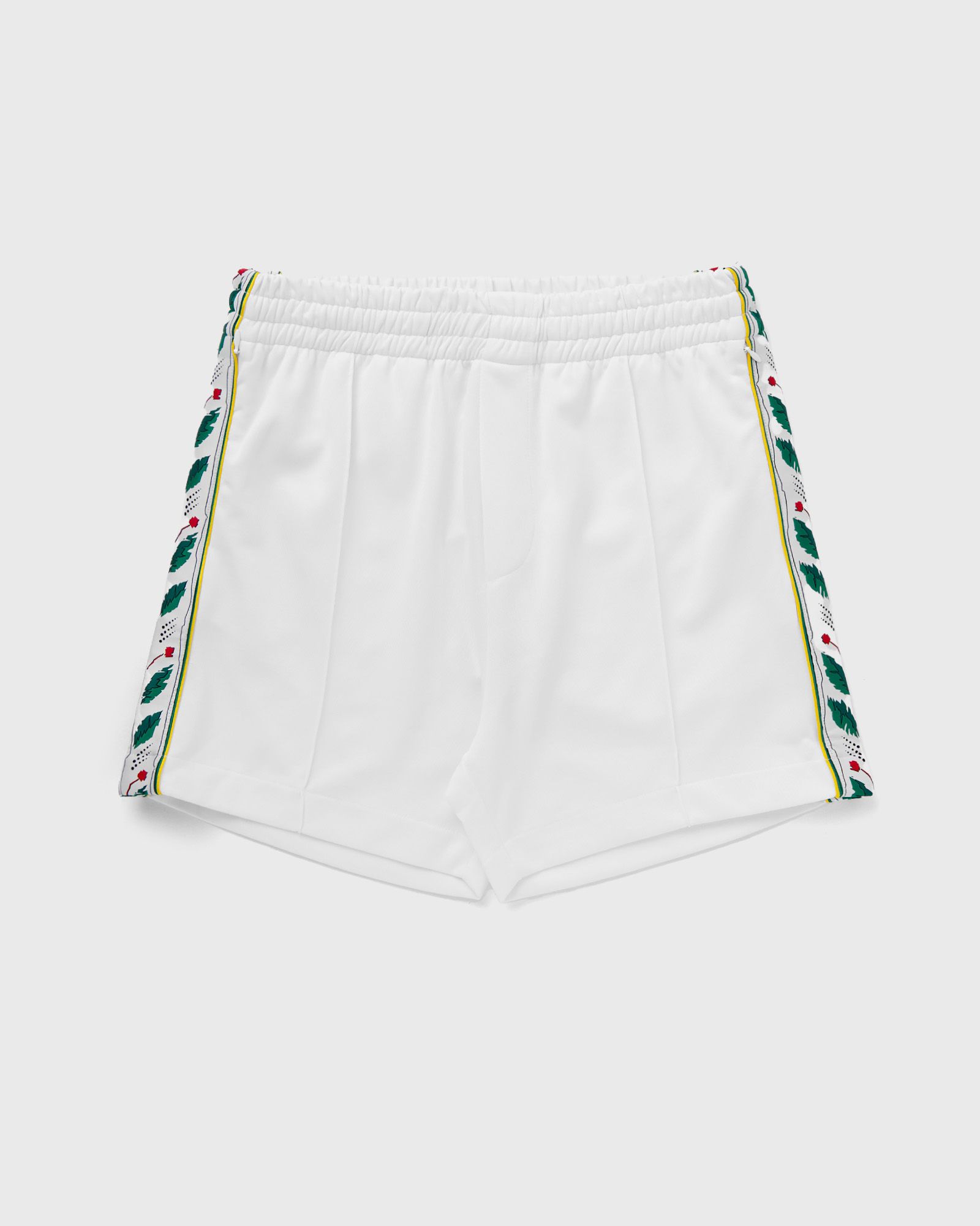 Casablanca MENS SEASONAL LAUREL TRACK SHORTS men Sport & Team Shorts white in Größe:S von Casablanca