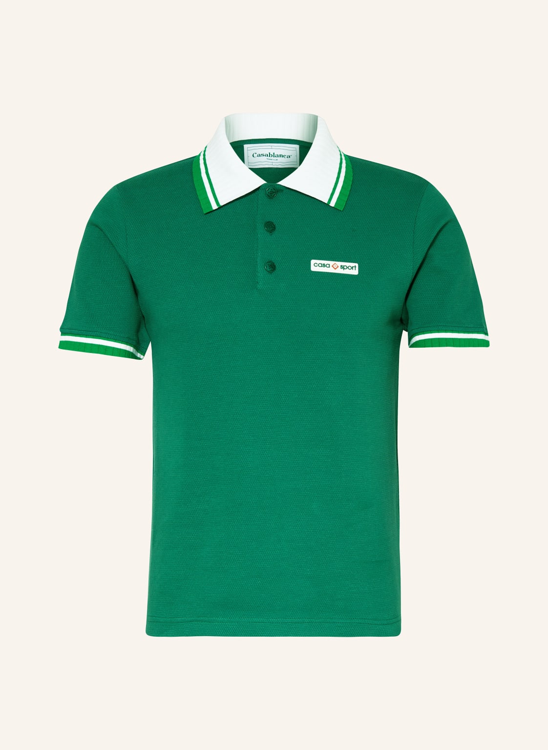 Casablanca Piqué-Poloshirt gruen von Casablanca