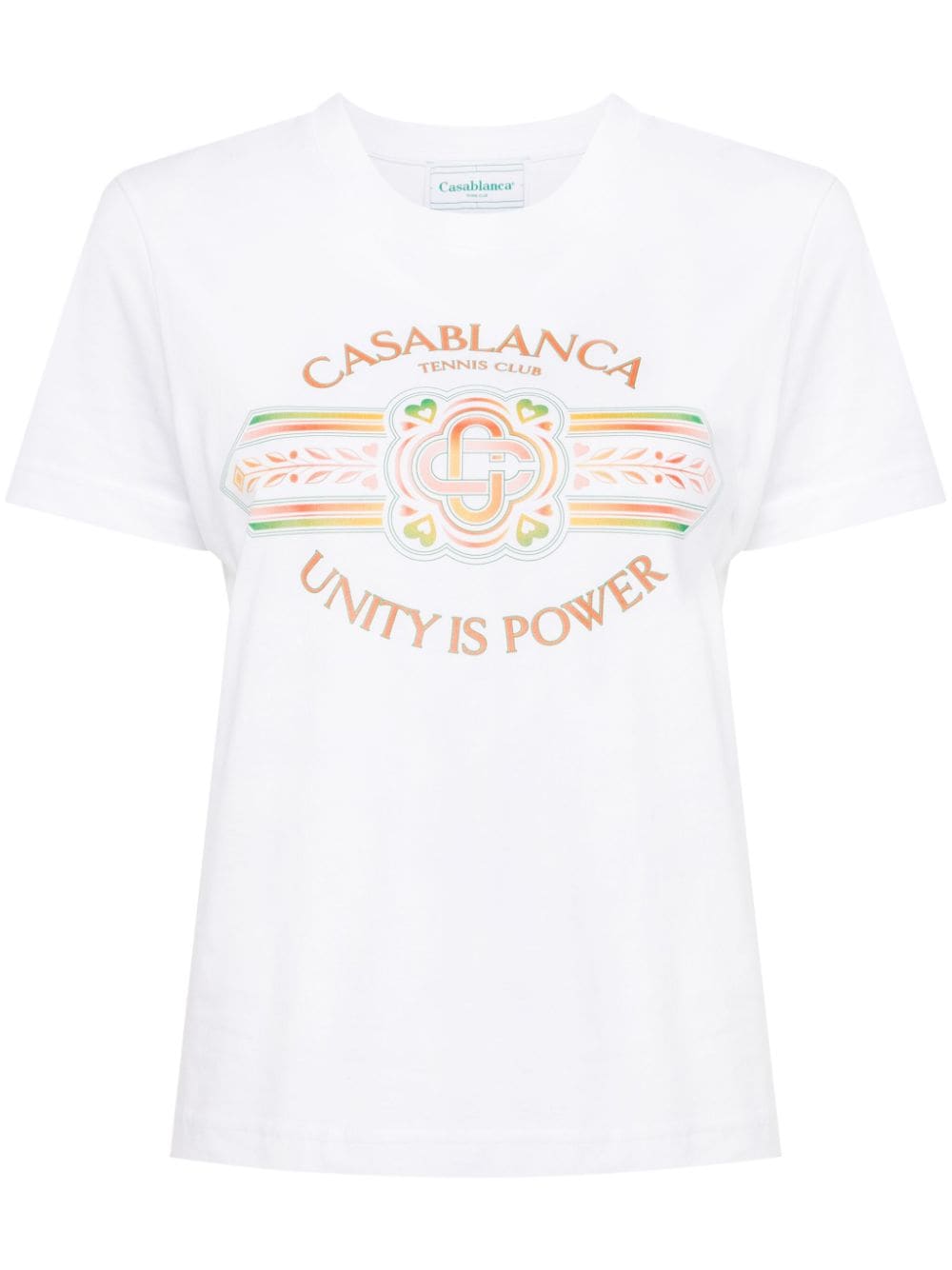 Casablanca Unity is Power T-Shirt - Weiß von Casablanca