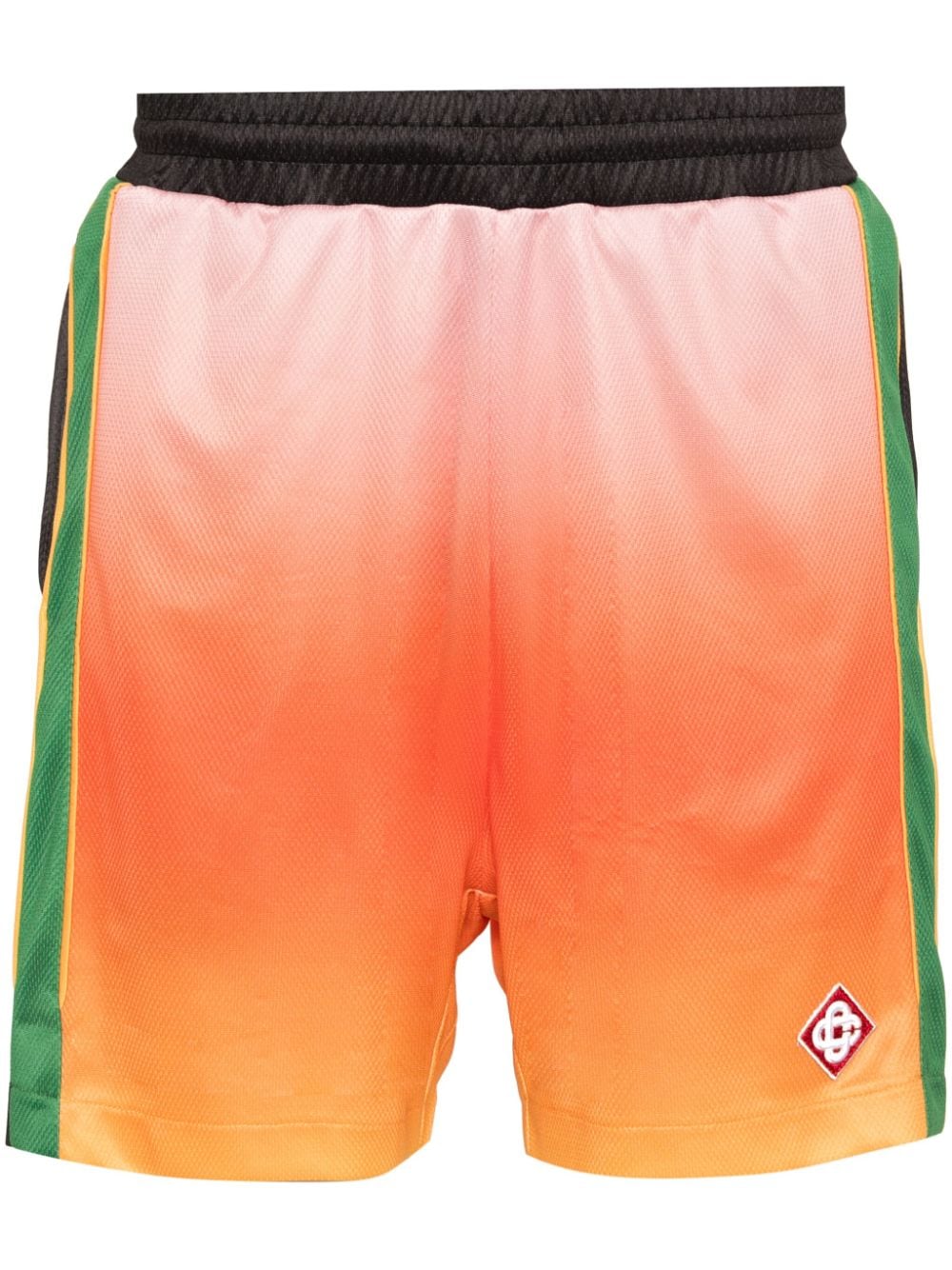 Casablanca Shorts aus Pikee mit Logo-Print - Orange von Casablanca