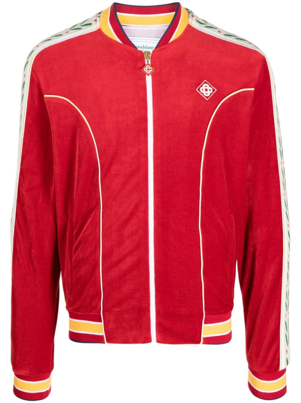 Casablanca Sportjacke in Samtoptik - Rot von Casablanca