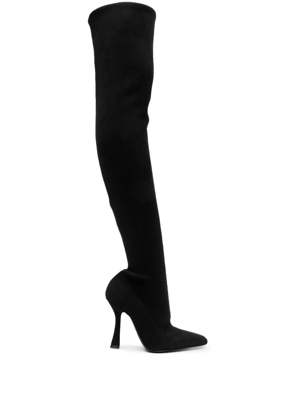 Casadei Overknee-Stiefel 105mm - Schwarz von Casadei