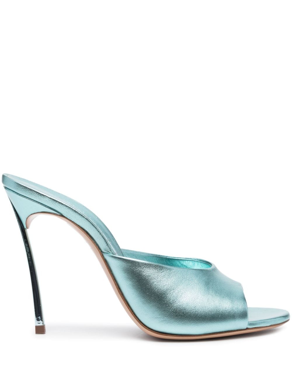 Casadei Blade Mules 100mm - Blau von Casadei