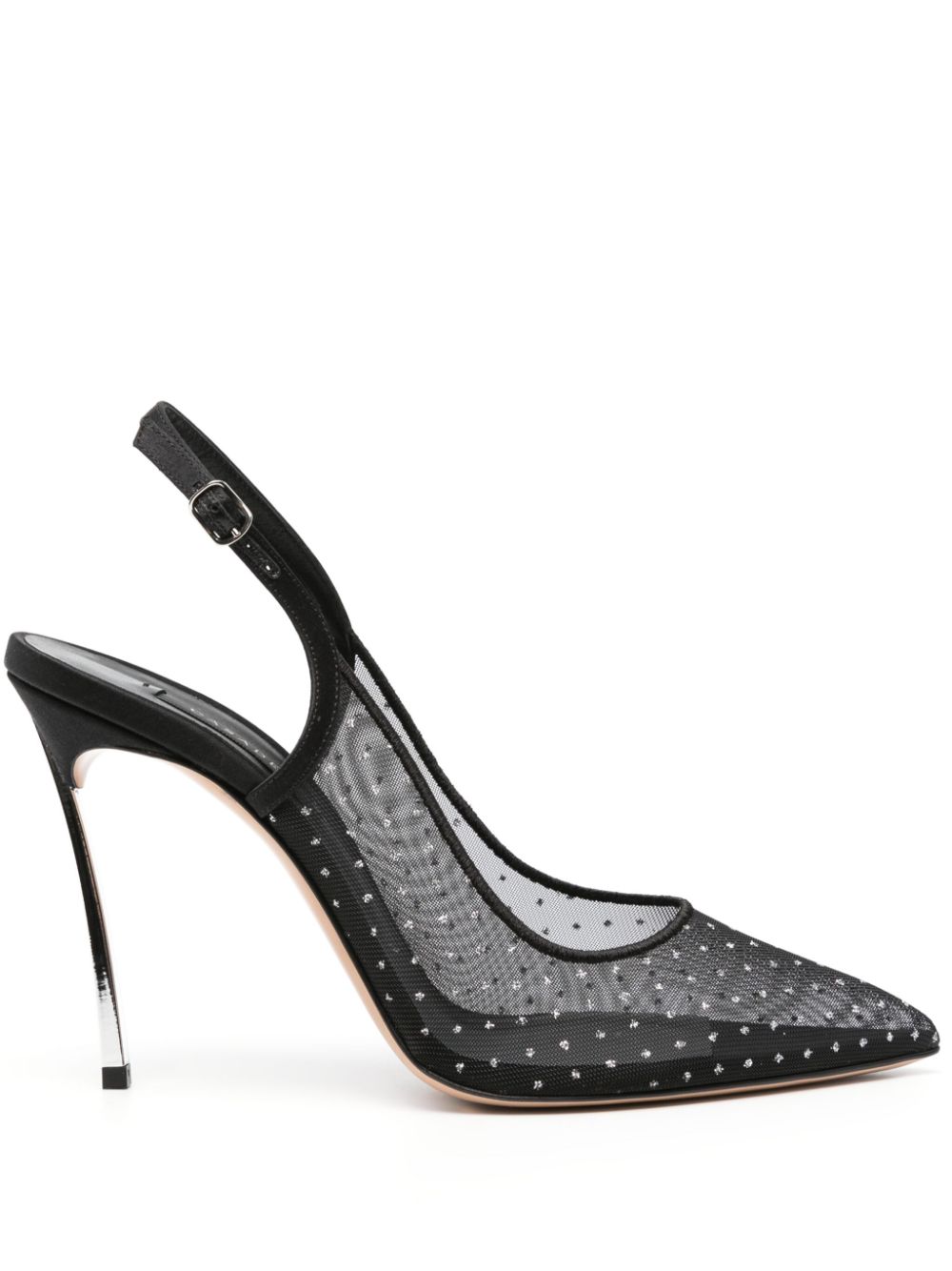 Casadei Blade Vanity Slingback-Pumps 115mm - Schwarz von Casadei