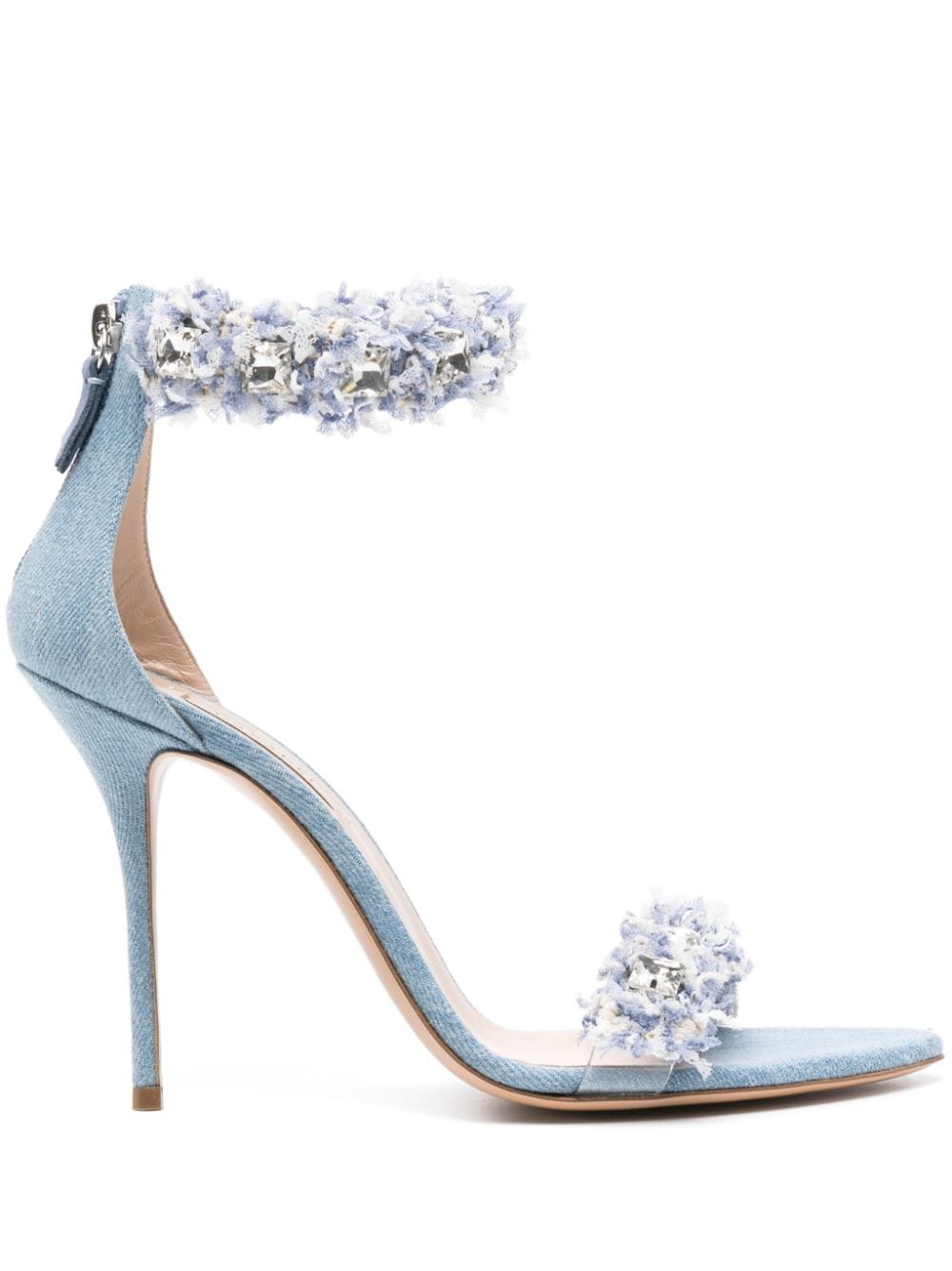 Casadei 'Elsa' Sandalen, 100mm - Blau von Casadei