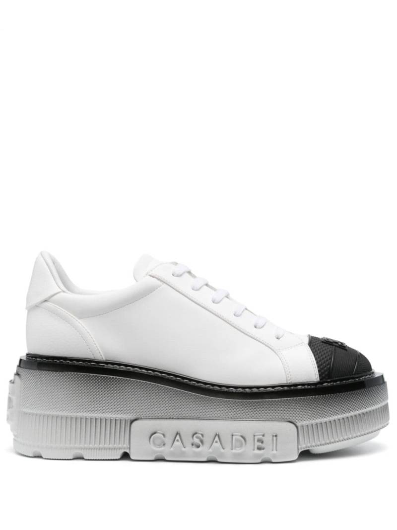 Casadei Nexus Plateau-Sneakers - Weiß von Casadei