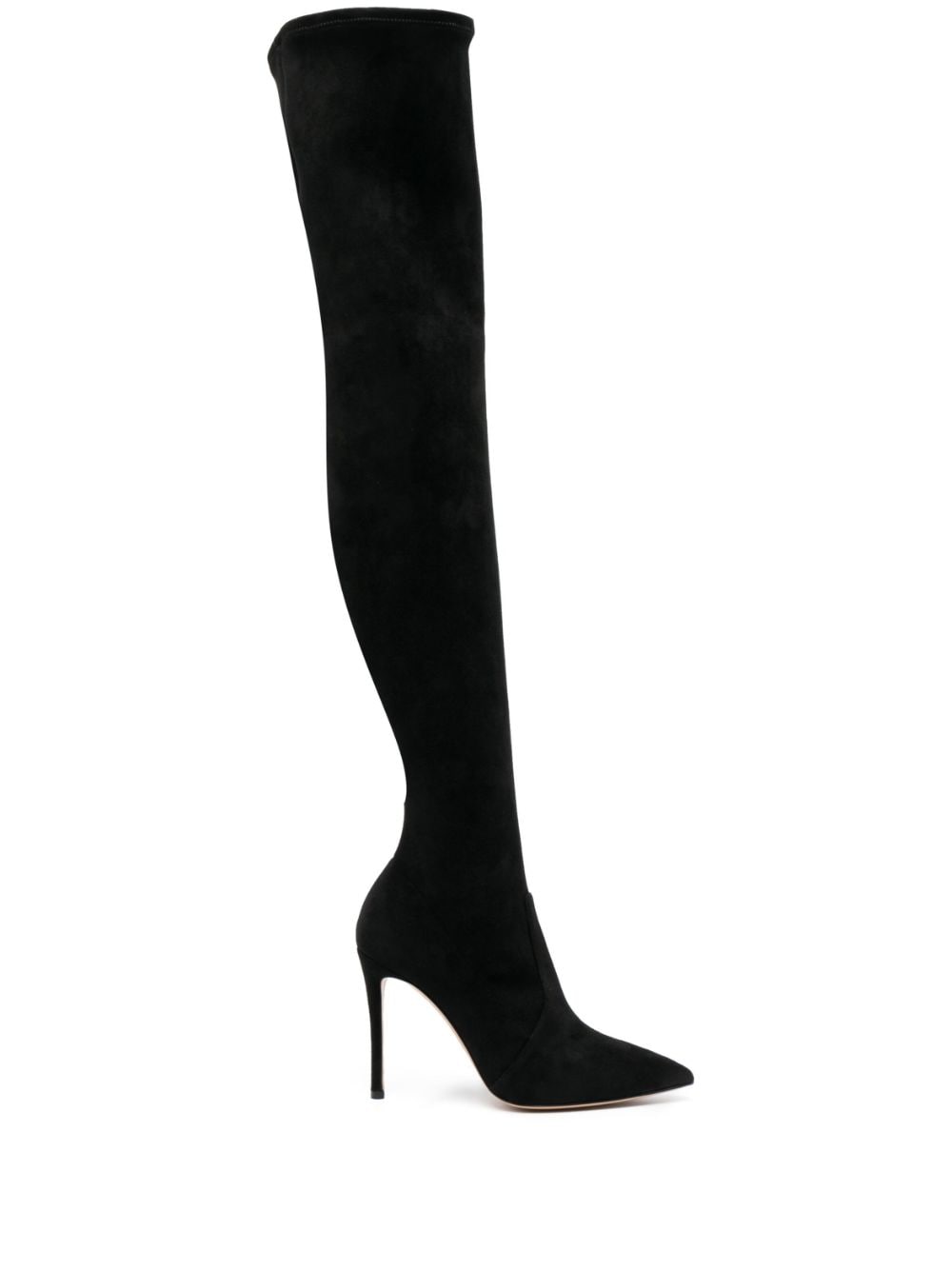 Casadei Overknee-Stiefel 100mm - Schwarz von Casadei