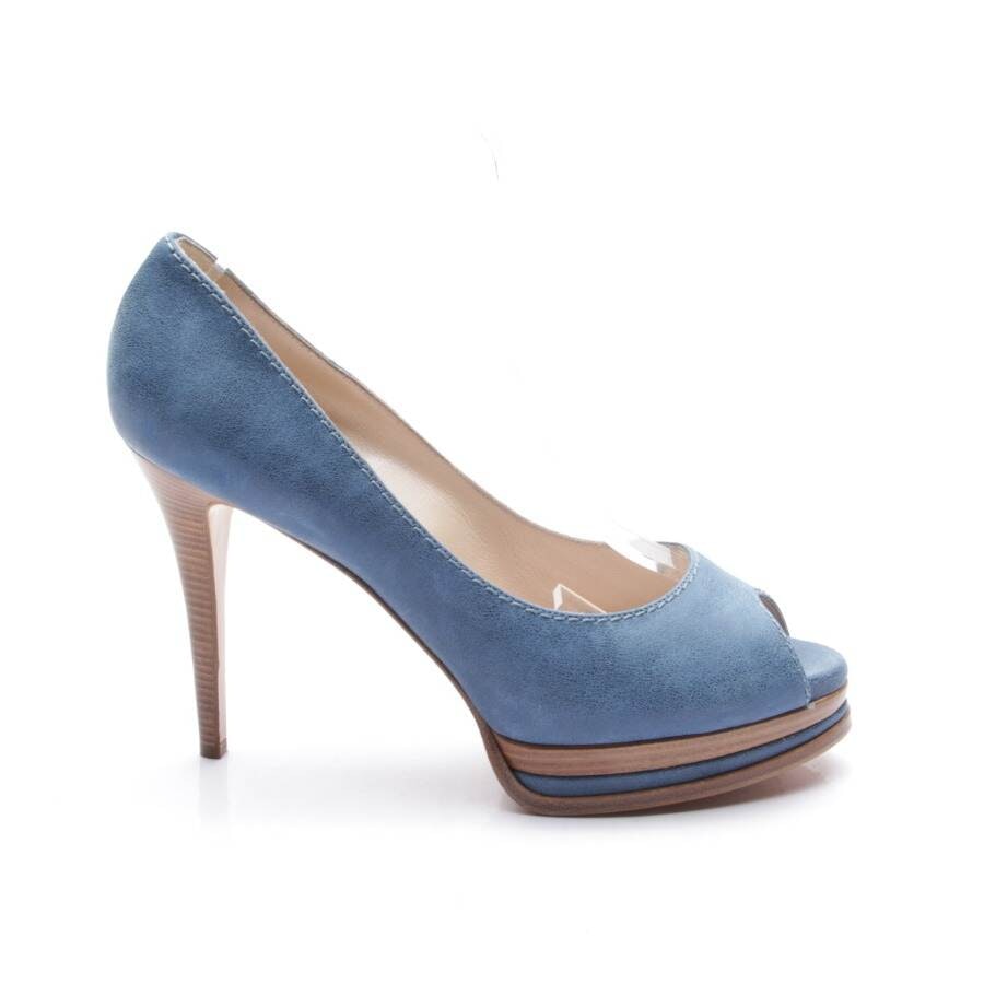 Casadei Peeptoes EUR 40 Hellblau von Casadei