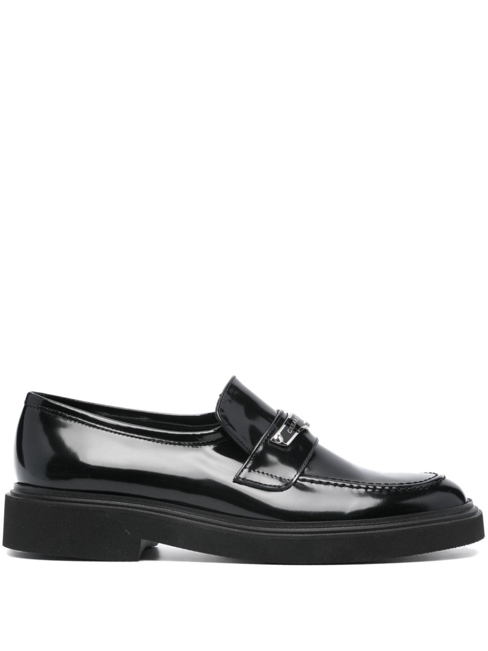 Casadei Spazzolato Loafer - Schwarz von Casadei