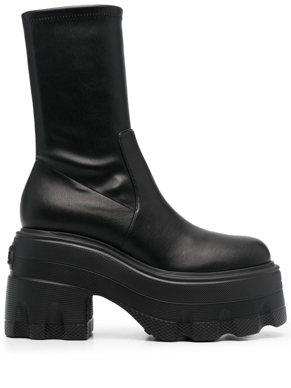 Casadei Stiefel mit Plateau - Schwarz von Casadei