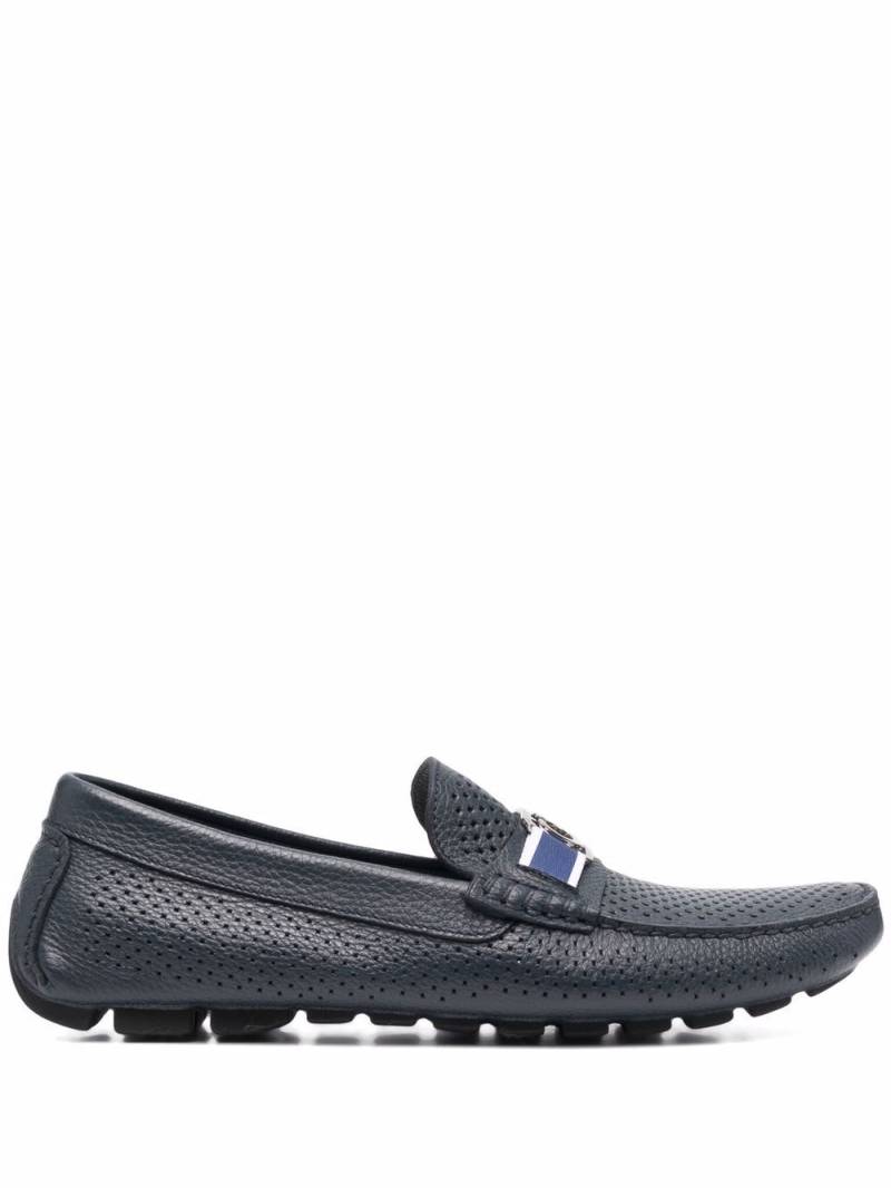 Casadei Perforierte Loafer - Blau von Casadei