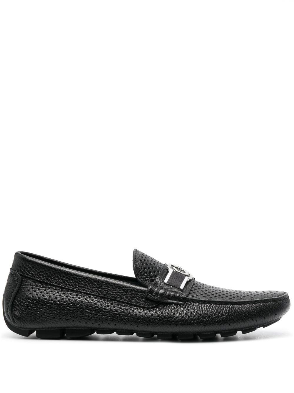 Casadei Loafer mit Logo-Schild - Schwarz von Casadei