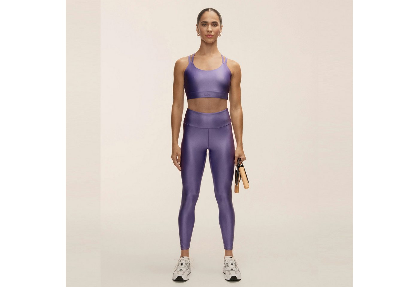 Casall Trainingstights Glitz High Waist Tights - Purple Lush von Casall
