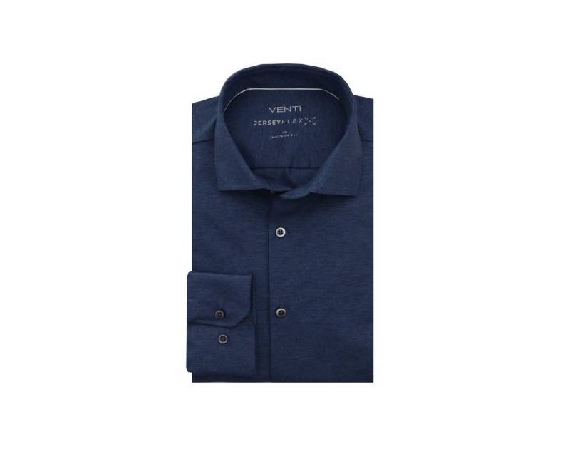 CASAMODA Kurzarmhemd Langarm Freizeithemd ’für Herren in blau’ (1-tlg., keine Angabe) von Casamoda