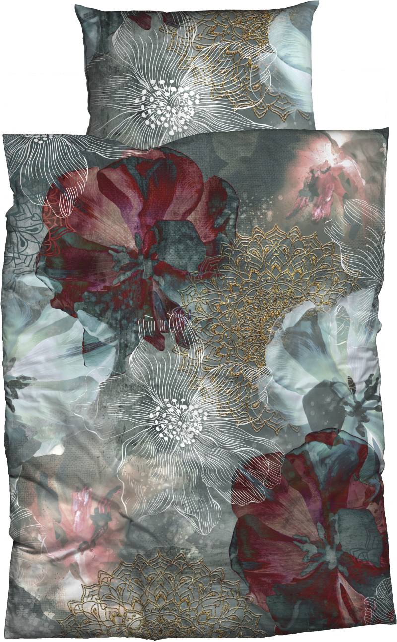 CASATEX Bettwäsche "Freda" 2 Stk. tlg. luxuriöses Design mit kräftigen und eleganten Farben von Casatex